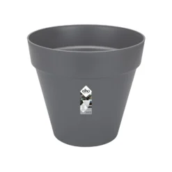 Elho Bloempot Loft Urban Rond Wielen - D 40 Cm - Antraciet
