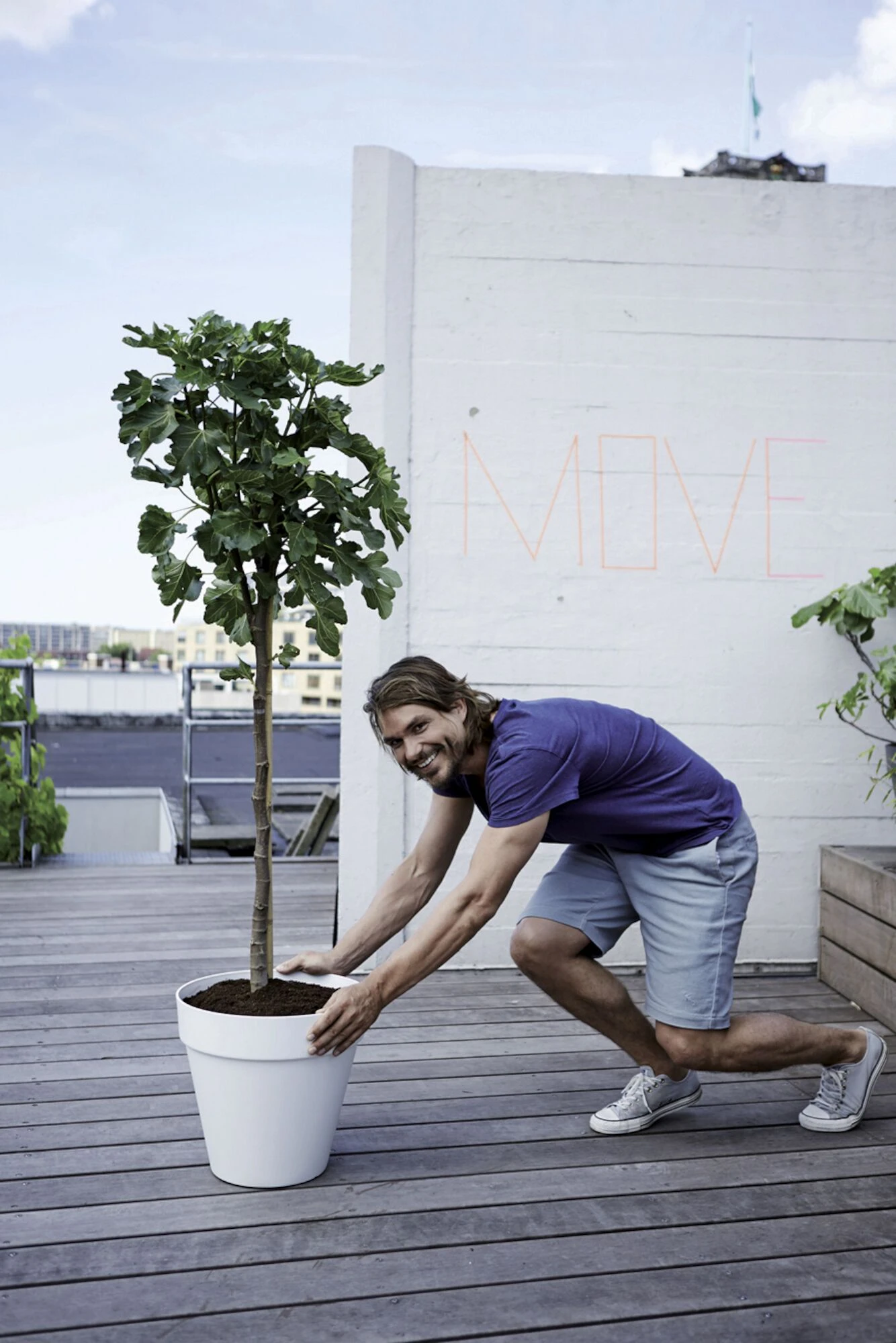 Elho Bloempot Loft Urban Rond Wielen - D 50 Cm - Wit 6 Elho Bloempot Loft Urban Rond Wielen - D 50 Cm - Wit - Afbeelding 6