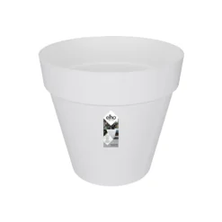 Elho Bloempot Loft Urban Rond Wielen - D 60 Cm - Wit