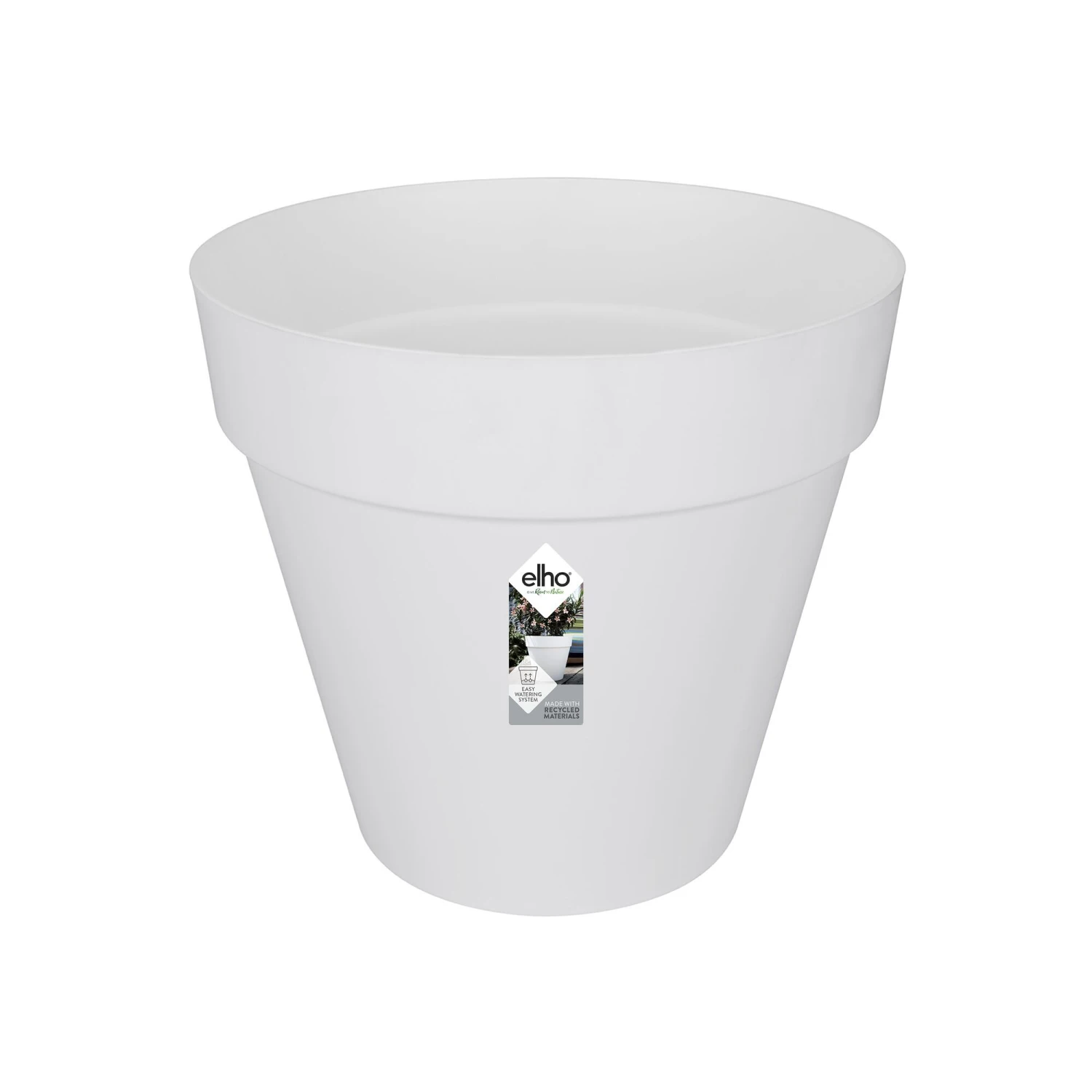 Elho Bloempot Loft Urban Rond Wielen - D 60 Cm - Wit 1 Elho Bloempot Loft Urban Rond Wielen - D 60 Cm - Wit