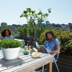 Elho Schaal Loft Urban - D 35 Cm - Wit 12 Elho Schaal Loft Urban - D 35 Cm - Wit -Boom Ziel Verkoop 8711904272449.in06