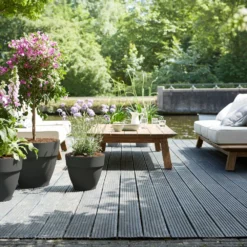 Elho Bloempot Vibia Campana Rond - D 35 Cm - Antraciet 16 Elho Bloempot Vibia Campana Rond - D 35 Cm - Antraciet -Boom Ziel Verkoop 8711904333201.in04