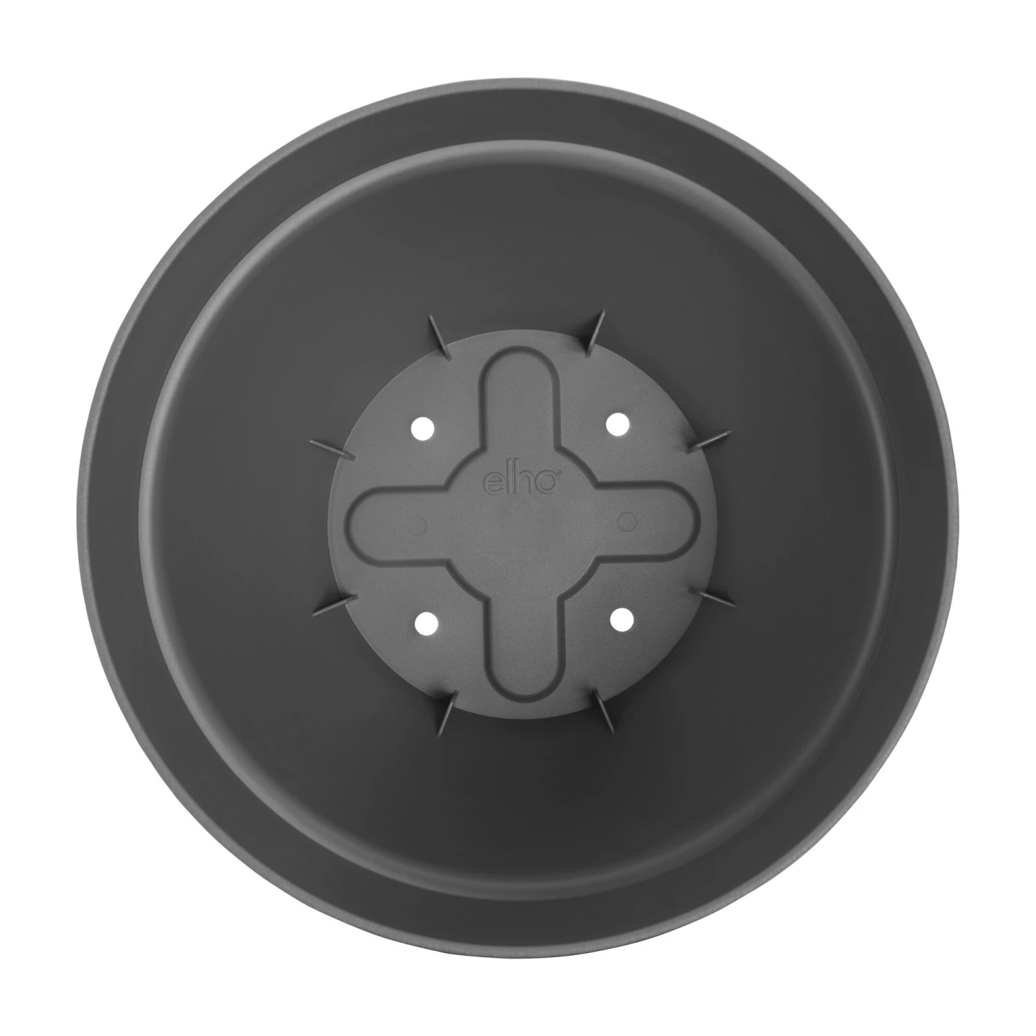 Elho Bloempot Vibia Campana Rond - D 35 Cm - Antraciet 3 Elho Bloempot Vibia Campana Rond - D 35 Cm - Antraciet - Afbeelding 3