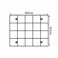 Elho Wandrek Loft Urban Green Wall - Zwart 12 Elho Wandrek Loft Urban Green Wall - Zwart -Boom Ziel Verkoop 8711904334444.in12