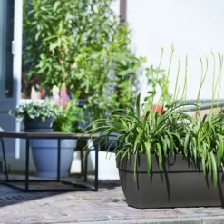 Elho Terrasbak Vibia Campana - L 80 Cm - Antraciet 14 Elho Terrasbak Vibia Campana - L 80 Cm - Antraciet -Boom Ziel Verkoop 8711904346256.in04