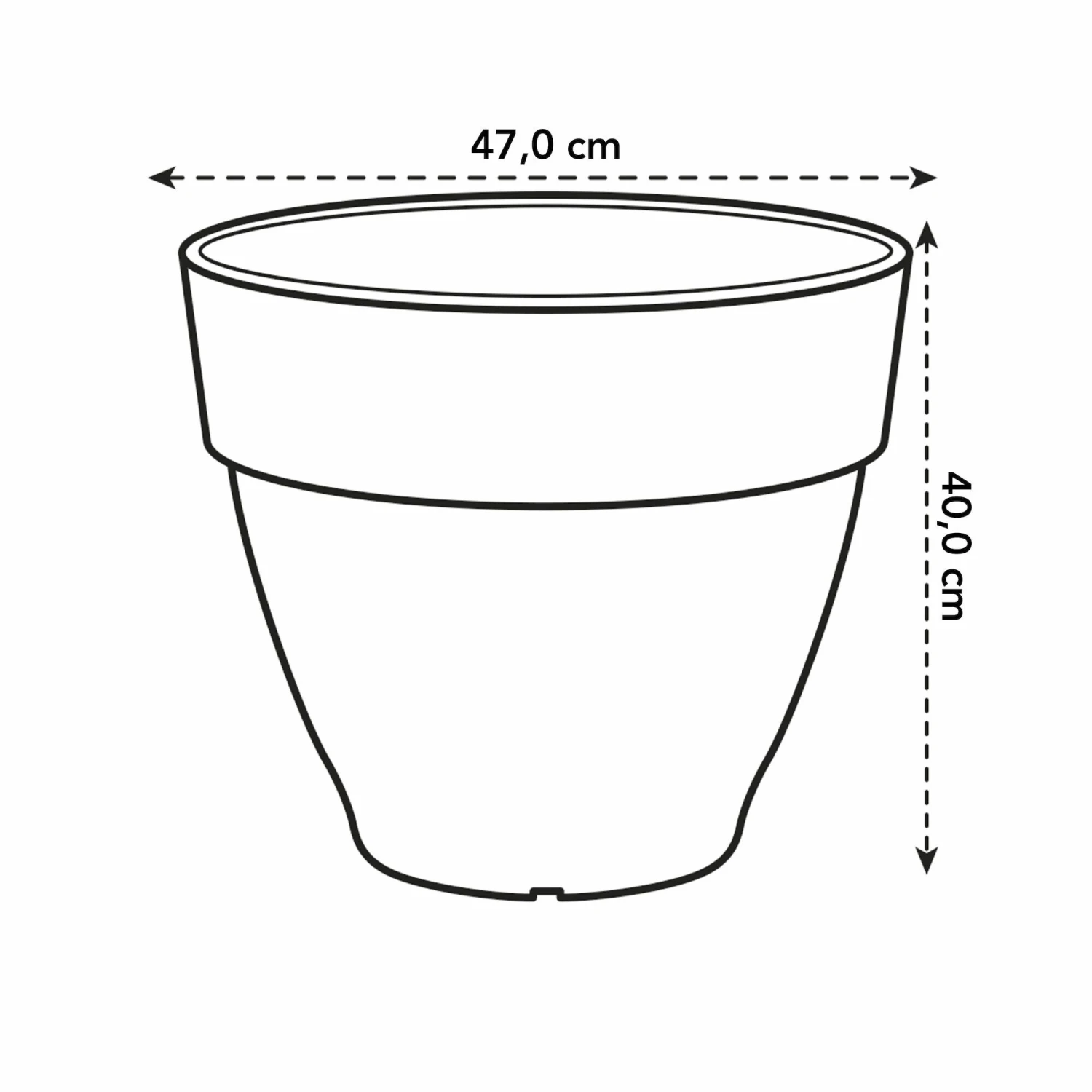 Elho Bloempot Vibia Campana Rond - D 47 Cm - Saliegroen 9 Elho Bloempot Vibia Campana Rond - D 47 Cm - Saliegroen - Afbeelding 9