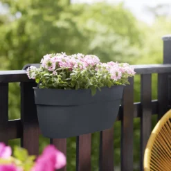 Elho Balkonbak Easy Hanger Vibia Campana Large - Antraciet 17 Elho Balkonbak Easy Hanger Vibia Campana Large - Antraciet -Boom Ziel Verkoop 8711904492991.in04