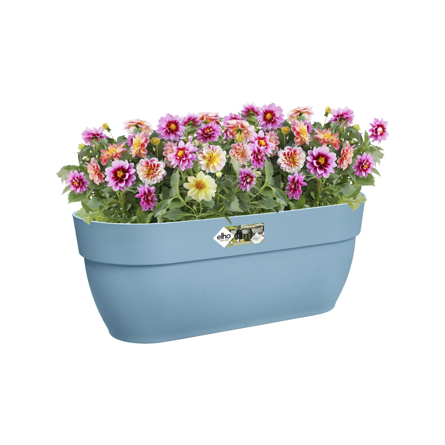 Elho Balkonbak Easy Hanger Vibia Campana Large - Vintage Blauw 5 Elho Balkonbak Easy Hanger Vibia Campana Large - Vintage Blauw - Afbeelding 5