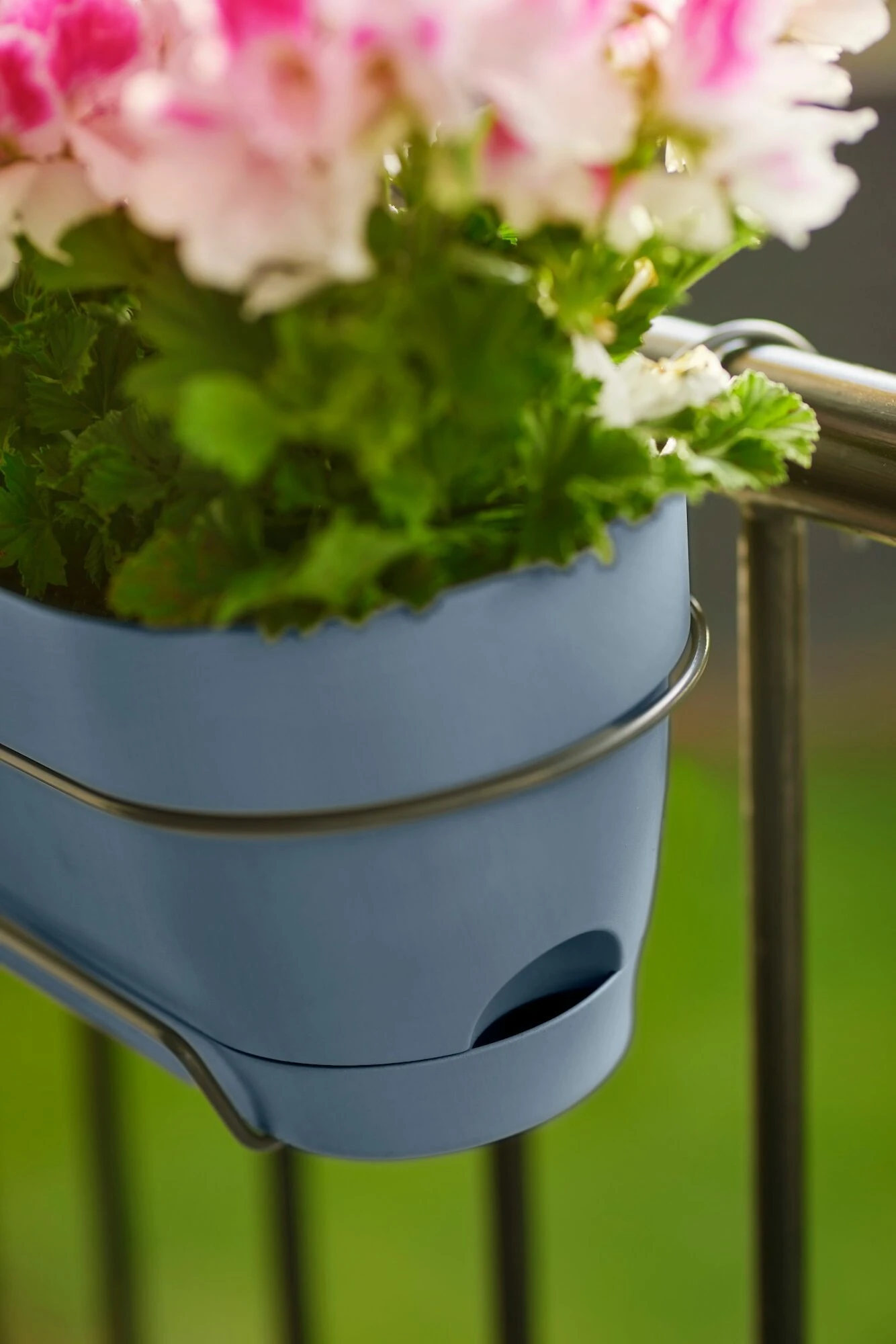 Elho Balkonbak Vibia Campana - L 50 Cm - Vintage Blauw 7 Elho Balkonbak Vibia Campana - L 50 Cm - Vintage Blauw - Afbeelding 7