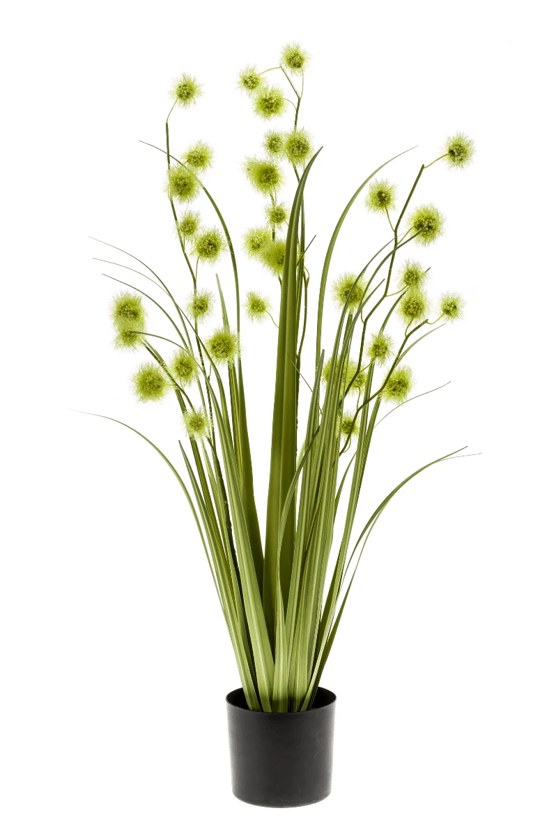 Emerald Kunstplant Pompom Gras 1 Emerald Kunstplant Pompom Gras