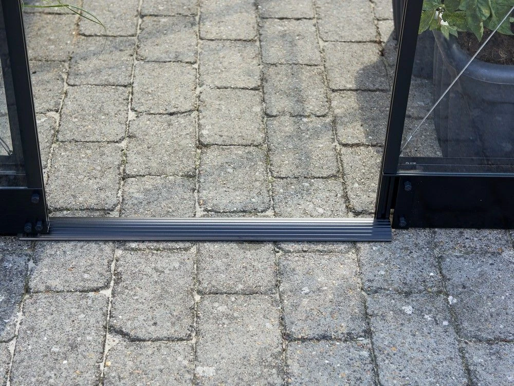 Halls Greenhouses Fundering Qube 106 - Zwart Gecoat 6 Halls Greenhouses Fundering Qube 106 - Zwart Gecoat - Afbeelding 6