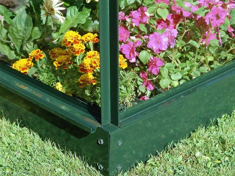 Halls Greenhouses Fundering WG 42 - Groen Gecoat 2 Halls Greenhouses Fundering WG 42 - Groen Gecoat - Afbeelding 2