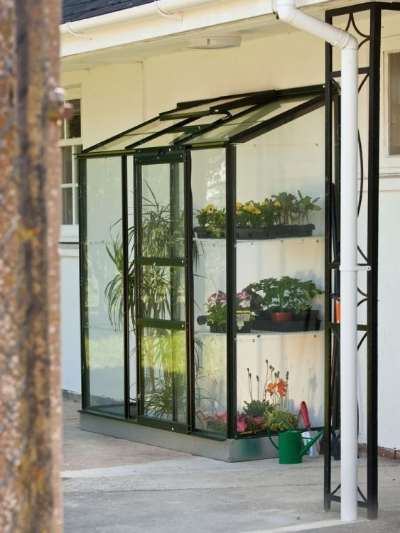 Halls Greenhouses Muurkas WG 62 - Groen Gecoat 4 Halls Greenhouses Muurkas WG 62 - Groen Gecoat - Afbeelding 4