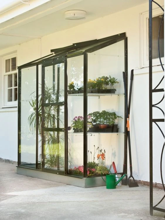 Halls Greenhouses Muurkas WG 62 - Groen Gecoat 5 Halls Greenhouses Muurkas WG 62 - Groen Gecoat - Afbeelding 5