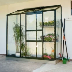 Halls Greenhouses Muurkas WG 62 - Groen Gecoat