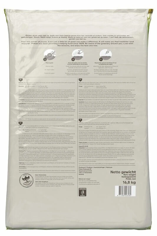 Pokon Gazonmest Met Kalk 3-in-1 3 Pokon Gazonmest Met Kalk 3-in-1 - Afbeelding 3