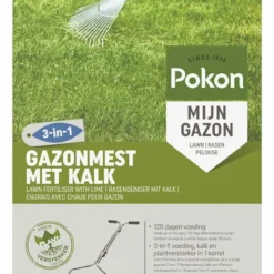 Pokon Gazonmest Met Kalk 3-in-1