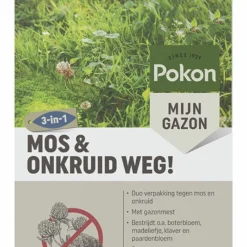 Pokon Mos En Onkruid Weg!