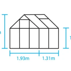 Halls Greenhouses Tuinkas Popular 46 - Blank -Boom Ziel Verkoop popular 46 royal well tuinland 1