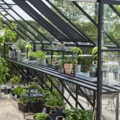 Halls Greenhouses Tafel Qube 168 -Geïntegreerd Zwart Gecoat 10 Halls Greenhouses Tafel Qube 168 -Geïntegreerd Zwart Gecoat -Boom Ziel Verkoop qub tafel 5 8719214381721 tuinland