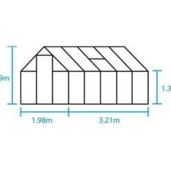 Halls Greenhouses Tuinkas Qube 106 - Zwart Gecoat 18 Halls Greenhouses Tuinkas Qube 106 - Zwart Gecoat -Boom Ziel Verkoop qube 106 8 8719214381684 tuinland