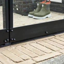 Halls Greenhouses Tuinkas Qube 128 - Zwart Gecoat -Boom Ziel Verkoop qube 128 7 8719214382254 tuinland