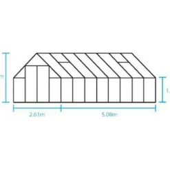 Halls Greenhouses Tuinkas Qube 168 - Zwart Gecoat 18 Halls Greenhouses Tuinkas Qube 168 - Zwart Gecoat -Boom Ziel Verkoop qube 168 8 8719214382261 tuinland