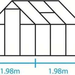 Halls Greenhouses Tuinkas Qube 66 - Zwart Gecoat 20 Halls Greenhouses Tuinkas Qube 66 - Zwart Gecoat -Boom Ziel Verkoop qube 66 zwart 9 8719214381660 tuinland