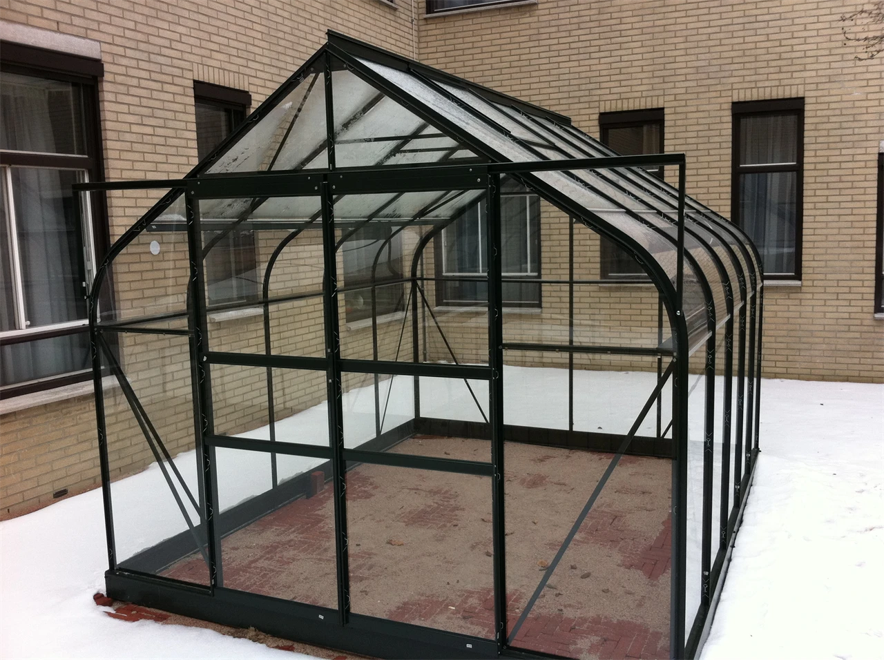 Halls Greenhouses Supreme 108 - Groen Gecoat 2 Halls Greenhouses Supreme 108 - Groen Gecoat - Afbeelding 2