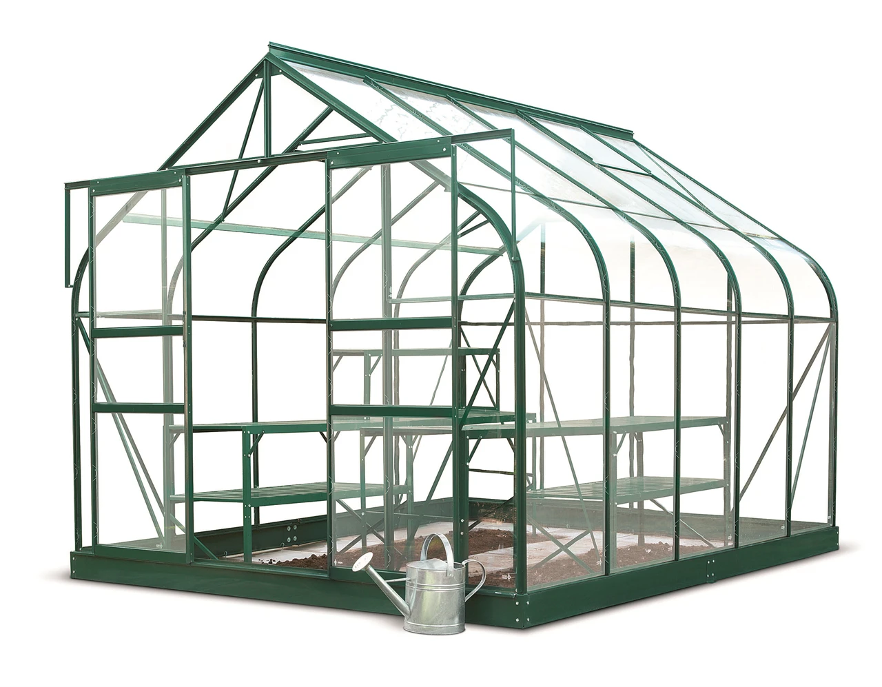 Halls Greenhouses Supreme 108 - Groen Gecoat 6 Halls Greenhouses Supreme 108 - Groen Gecoat - Afbeelding 6