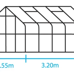 Halls Greenhouses Supreme 108 - Groen Gecoat 13 Halls Greenhouses Supreme 108 - Groen Gecoat -Boom Ziel Verkoop supreme 108 groen 6 8718215760832 tuinland