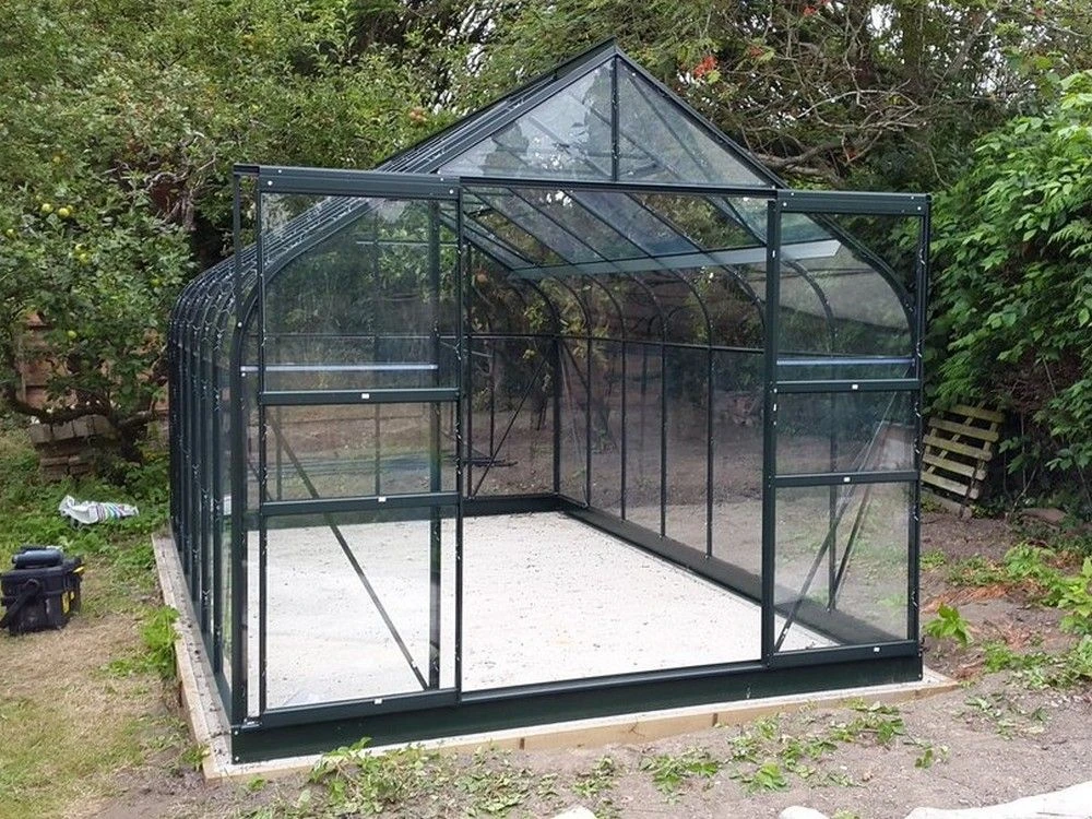 Halls Greenhouses Tuinkas Supreme 148 - Groen Gecoat 3 Halls Greenhouses Tuinkas Supreme 148 - Groen Gecoat - Afbeelding 3