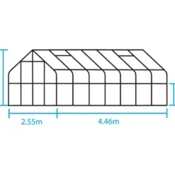 Halls Greenhouses Tuinkas Supreme 148 - Groen Gecoat 8 Halls Greenhouses Tuinkas Supreme 148 - Groen Gecoat -Boom Ziel Verkoop supreme 148 groen 3 8718215760856 tuinland
