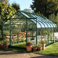Halls Greenhouses Tuinkas Supreme 148 - Groen Gecoat
