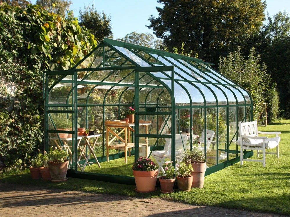 Halls Greenhouses Tuinkas Supreme 148 - Groen Gecoat 1 Halls Greenhouses Tuinkas Supreme 148 - Groen Gecoat