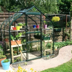 Halls Greenhouses Tuinkas Supreme 46 - Groen Gecoat -Boom Ziel Verkoop supreme 46 green 2 8718215760573 tuinland