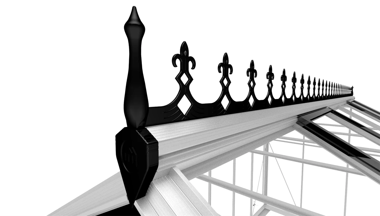 Victoriaanse Nok Birdlip 44 - Zwart 3 Victoriaanse Nok Birdlip 44 - Zwart - Afbeelding 3