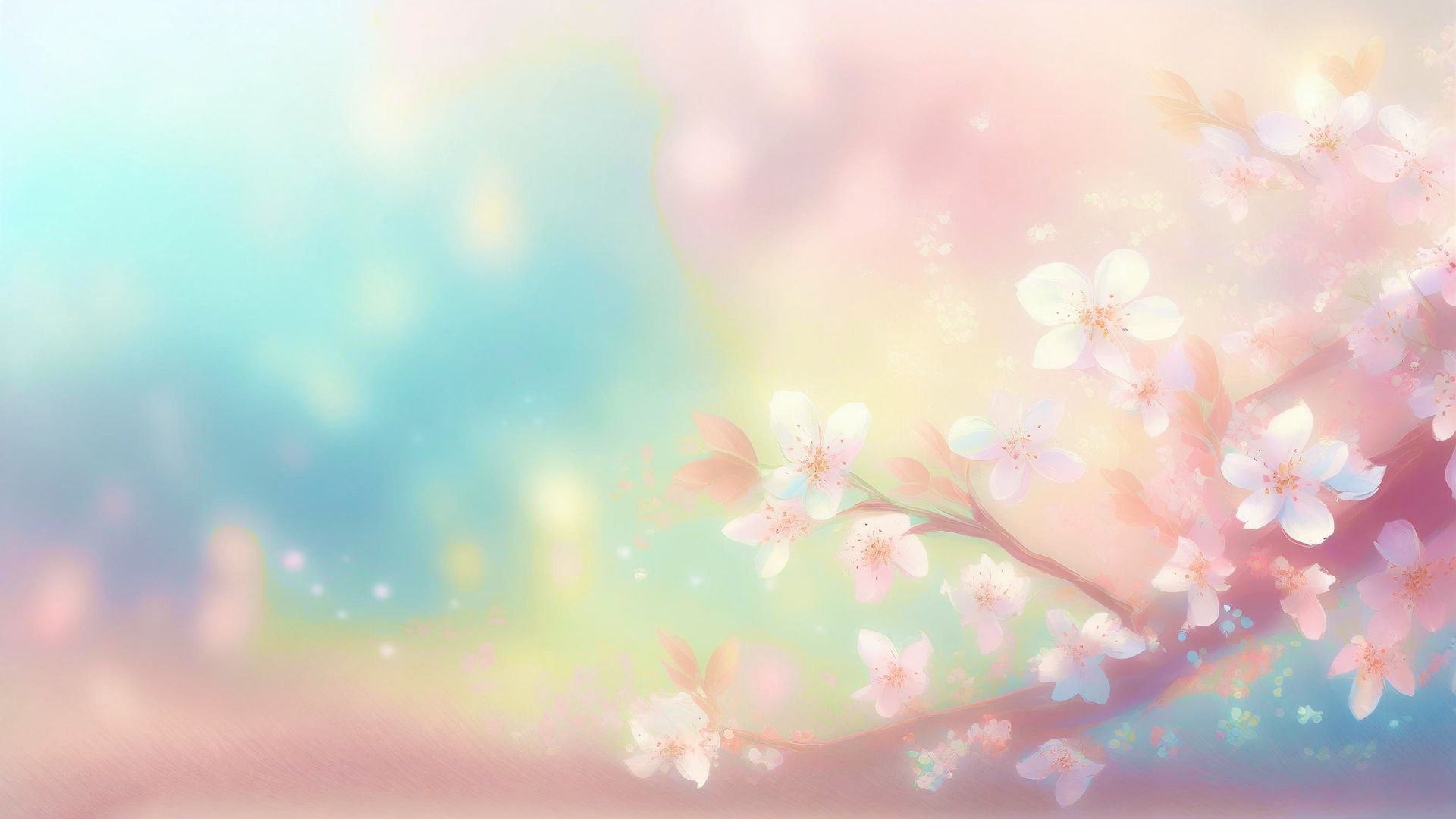 Boom Ziel Verkoop -Boom Ziel Verkoop Powerpoint Background Spring with Pretty Pastel Cherry Blossoms for PowerPoint Google Slides or Wallpaper